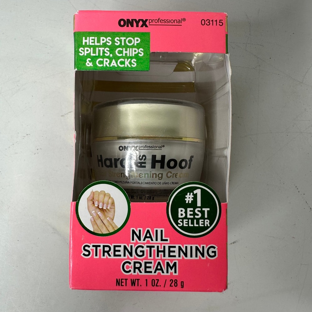 Onyx Professional Hard As Hoof Nail Strengthening Cream 1oz 03115 New in Box